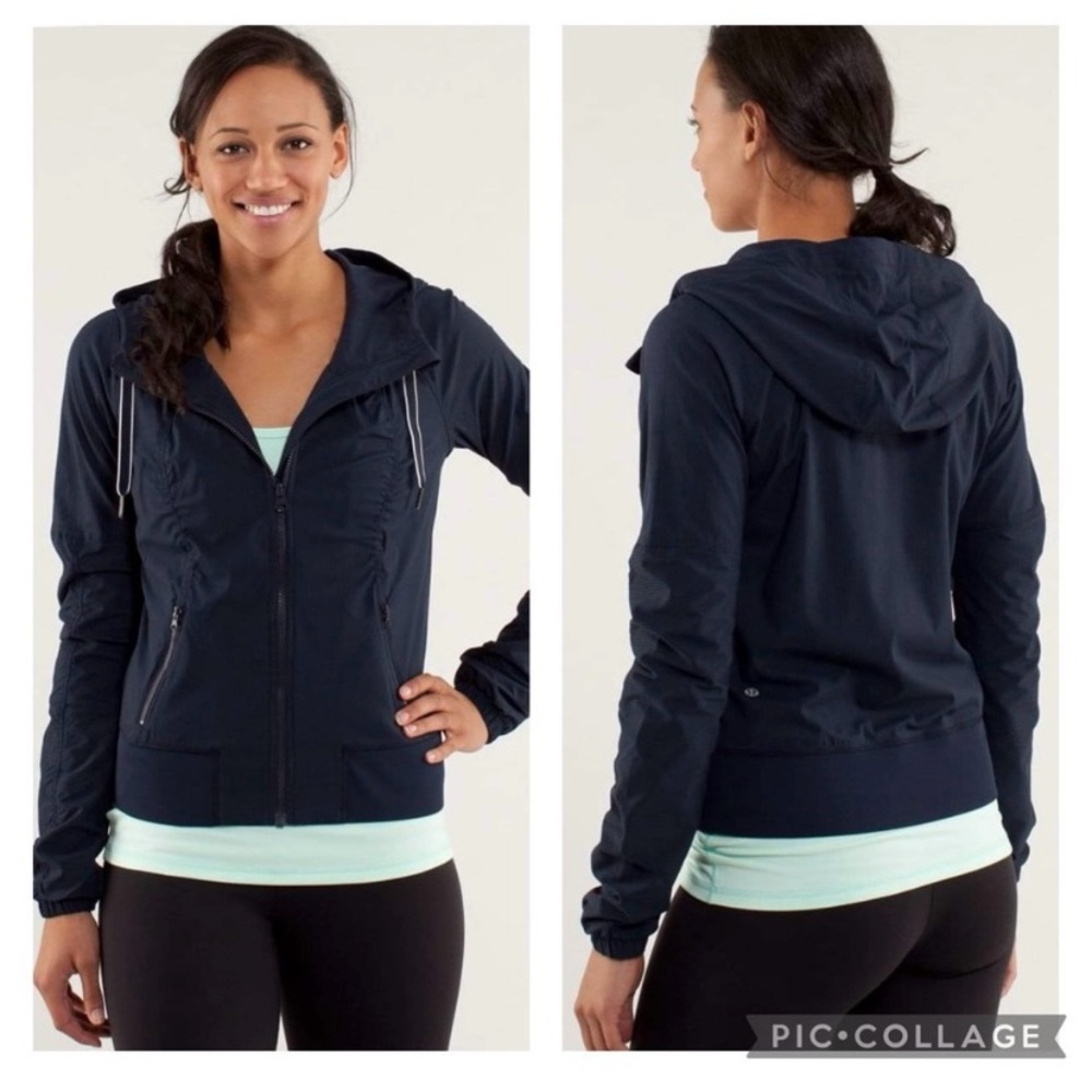 Lululemon Street To Studio Jacket Inkwell Size 8